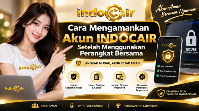 Cara mengamankan akun INDOCAIR setelah menggunakan perangkat bersama